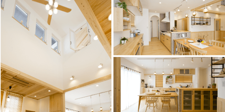 規格住宅”kokyu+”の内観写真
